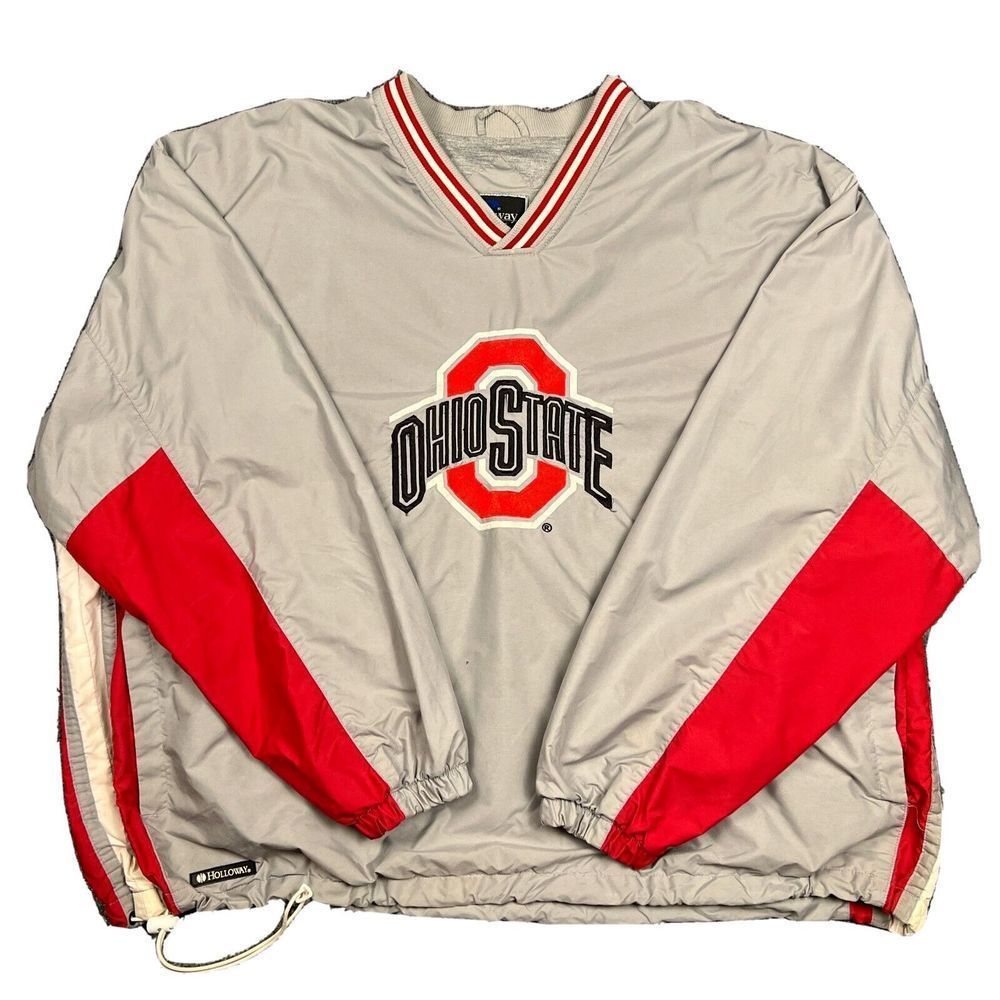 Holloway The Ohio State‎ University Jacket Adult XXL 2XL Pullover V-Neck Shirt